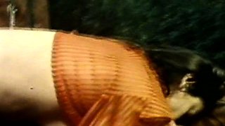 Sexy brunette babe rammed hard in a hardcore vintage porn