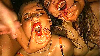 Vintage Teens in Piss and Cum Bukkake Hardcore Ggg John Thompson