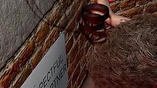 Esmeralda Has Sex Through a Hole in the Wall