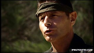 Blonde Chic Diana Gold Gets a DP from Two Soldiers out of Uniform - Private Porn Sex Videos