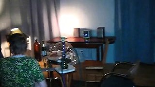 Luscious brunette chick Nastia in erotic scene