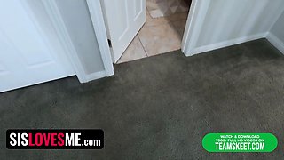 Brutha is addicted to stagging on his petite stepsister Ashley Alexander in the shower