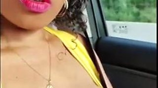 Exhibition of my ebony in the car