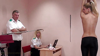 Ally2 Spanking Machine - Bare Back Whipping