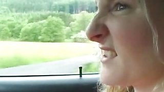 She wanted to hitchhike but ended up getting her pussy wrecked