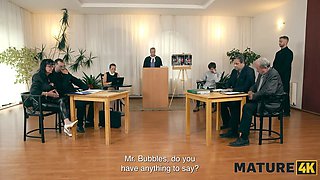 Mature4k. mature chick with Big Tits cheated on her spouse and ended up in court