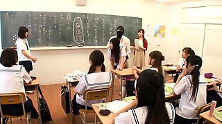 Japanese Girls Getting Fucked In School