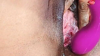 Muslim Girlfriend DP with Dildo and Vibrator