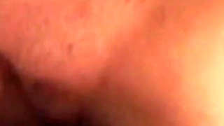 Close up anal action with horny brunette chick