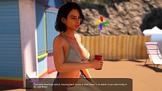 Milfy City [v0.6e] Part 97 with Linda on the Beach by Loveskysan69