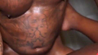 Big Booty Black Beauty Getting Tossed by BBC Stud