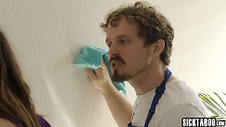 House cleaner Alison Rey fucks homeowner