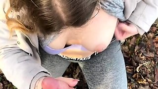 Great amateur video of Brunette POV oral sex