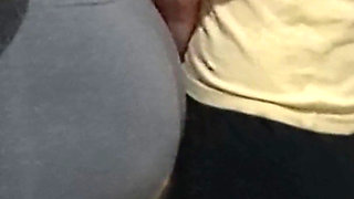 Student Girl Gets Cum on New York Subway Train.