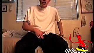 Young Shane Stroking His Cock