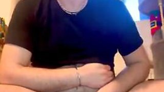 Slow Strip and Intense Solo Release on Chair