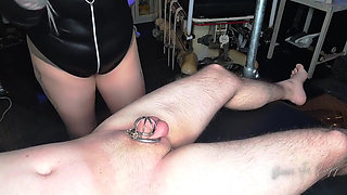 Waxing the Hairy Slaveboy (slave Training with a Hint of Saditic Funishment for Miss Diana)