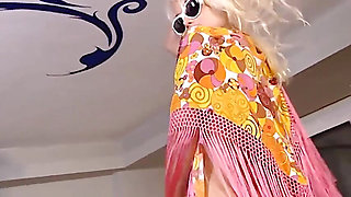 Hot Strip Tease of an Horny Blonde - Soft