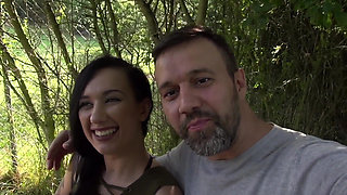 Picked up tattooed big ass gal fir sex in car