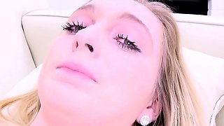 Smooth fucking with an innocent blonde teen