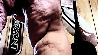 What's This Naked Whore Doing? Paddling Her Tits with a Wooden Spoon and Masterbated and Cums to the Fucking Moon