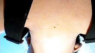 She want licking her wet pussy before fuck