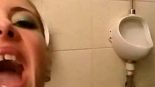 Risky Sex in Public Restroom