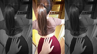 Pinay Babe Minanyak Sa Hall Way - Shes to Hot to Handle