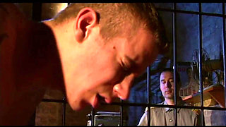This MILF Gets Banged in Her Cell by the Guard While His Colleague Watches