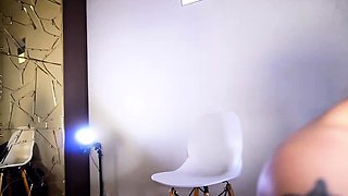 Blonde tight pussy babe solo toy fun in glamour masturbation