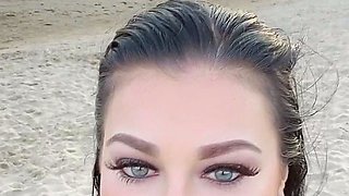 Wild Girl Brunette Solo Masturbation