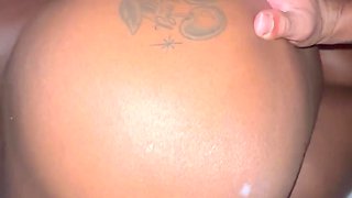 Black and Ebony Bliss: Side Kick Sensation