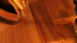 Golden Slides & Sheer Nylon - Slow Dangling in Warm Light