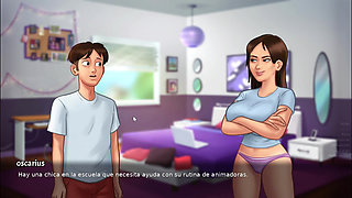 MY STEPMOM GETS ME MASTURBATING IN HER UNDERWEAR - Summertime Saga