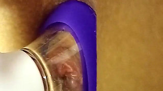 Hot Sexy Takes Pussy Pump to Her Ass