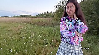Cute Hitchhiker Agreed To Suck And Fuck - Russian
