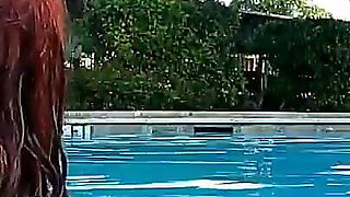 Nurse Vicki and Handsome Harry Are Having Fun Kissing in the Pool!