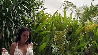 Hot Brunette Tease: Legs, Heels & Naughty Peeks