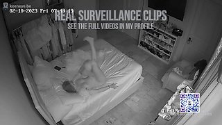 Hidden camera above the bed