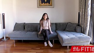 Flexible Anya Krey fucked during porn casting - Fit 18