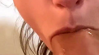 Porn Shooting Backstage. Anastasia Mistress Sucking Leo Casanova for Fun During a Break