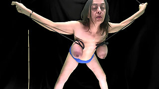 Tits Tied Hanging Straight Down