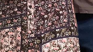 Pervert Old Man Rubs Student's Pussy in the City Bus