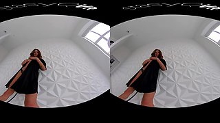 Long Legs And Lace - Amazing Babe Solo Striptease High Class Vr