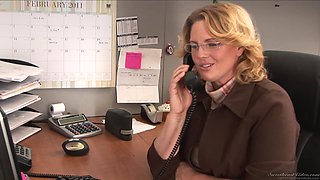 Horny Magdalene St Michaels office lesbian sex filthy scene