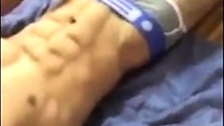 Muscular Twink Strips Down and Shows Off