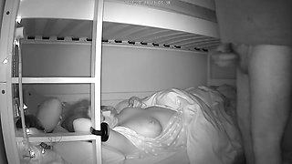Cum of the wife sleeping tits