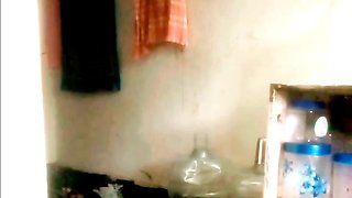 Indian Auntyr Bathing Sex at Home Desi Village Bhabi