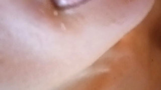 Wife lost bet, gives blowjob to our friend and cum swallow