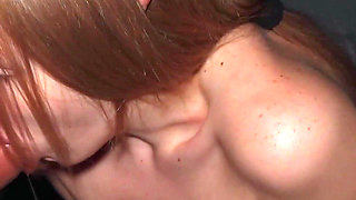 Fuck My Ass with Your Big Dick! a Stranger Fucks a Long-haired Blonde in All Holes at Night!